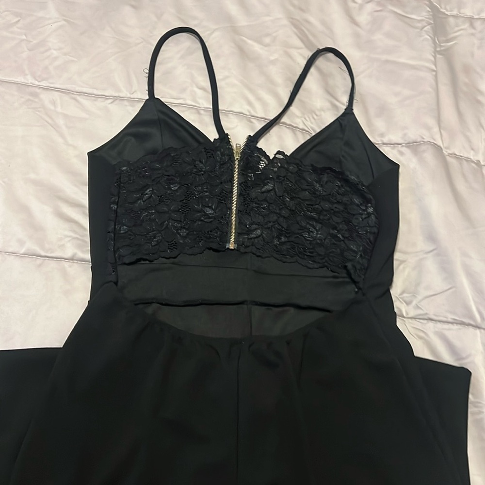 Elegant Black Lace Jumpsuit